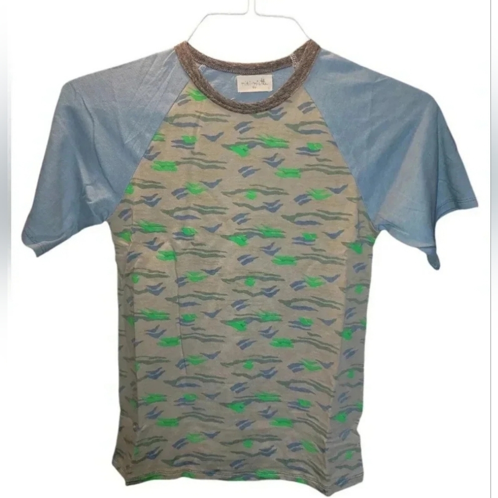 NWT Miki Miette Boy's Blue Short Sleeve Tee Size 10